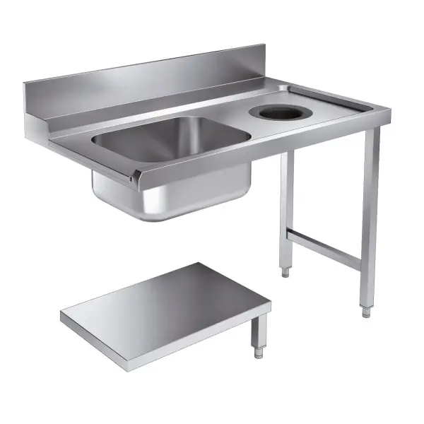 AANVOERTAFEL BODEMSCHAP MET AFVALGAT 1200 RECHTS TBV 7280.0045-0046 - Main Image