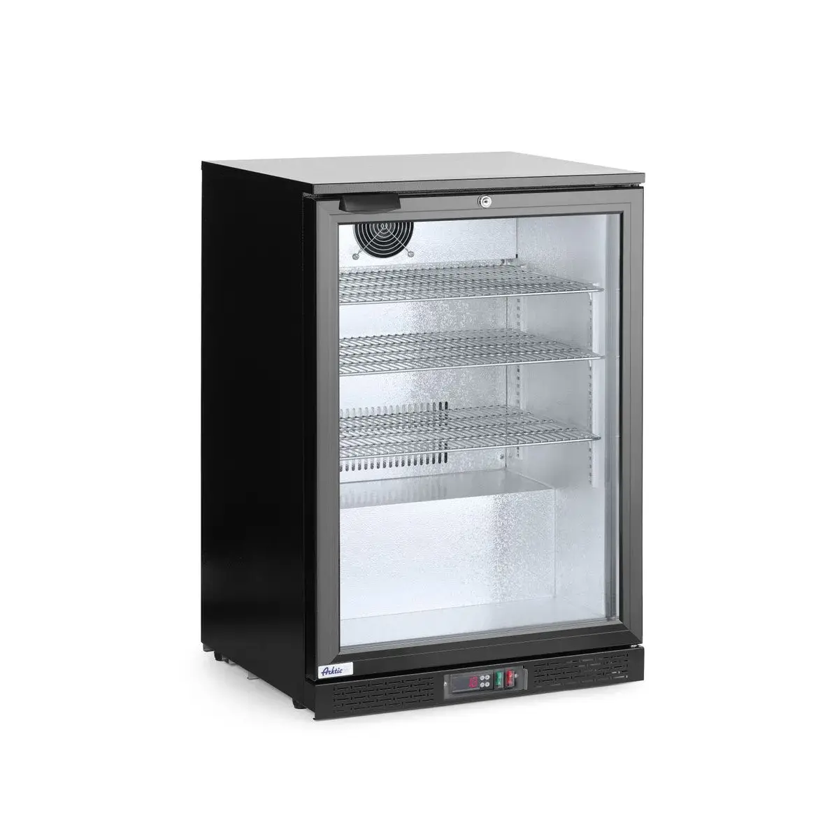 backbar koelkast enkele deur, arktic, 105l, zwart, 220-240v/120w, 600x530x(h)865mm - image 2