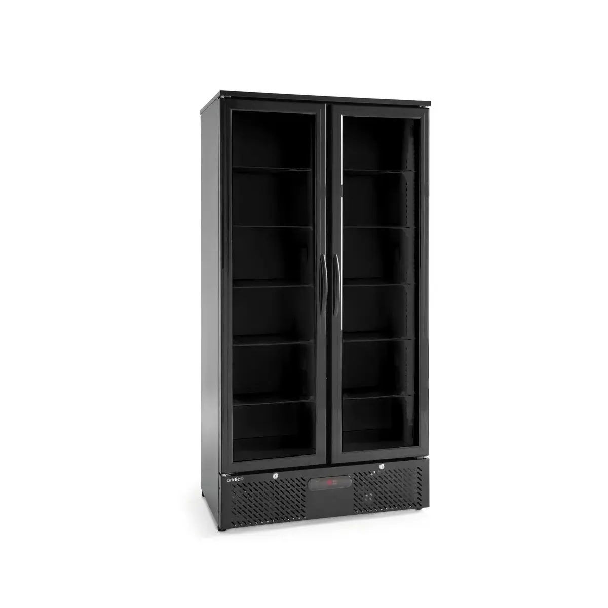 backbar koelkast met dubbele deur, arktic, 384l, zwart, 220-240v/365w, 900x530x(h)1820mm - image 2