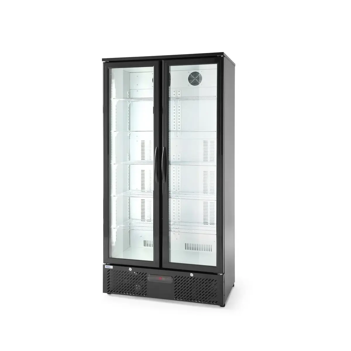 backbar koelkast met dubbele deuren, arktic, 384l, zwart, 220-240v/365w, 900x530x(h)1820mm - image 3
