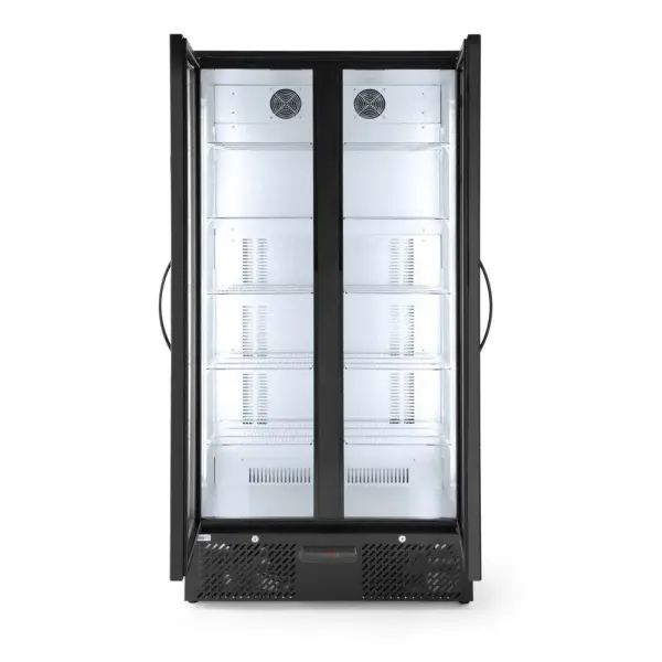 Backbar koelkast met dubbele deuren, Arktic, 384L, Zwart, 220-240V/365W, 900x530x(H)1820mm - Main Image
