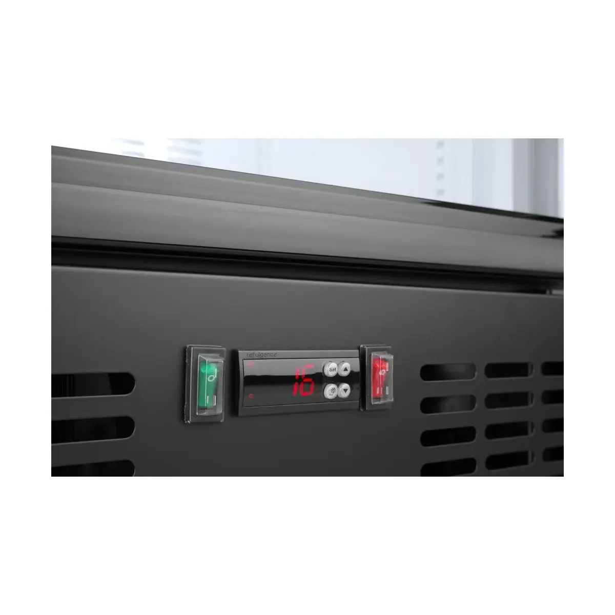 backbar koelkast met enkele deur, arktic, 243l, zwart, 220-240v/195w, 600x530x(h)1820mm - image 5