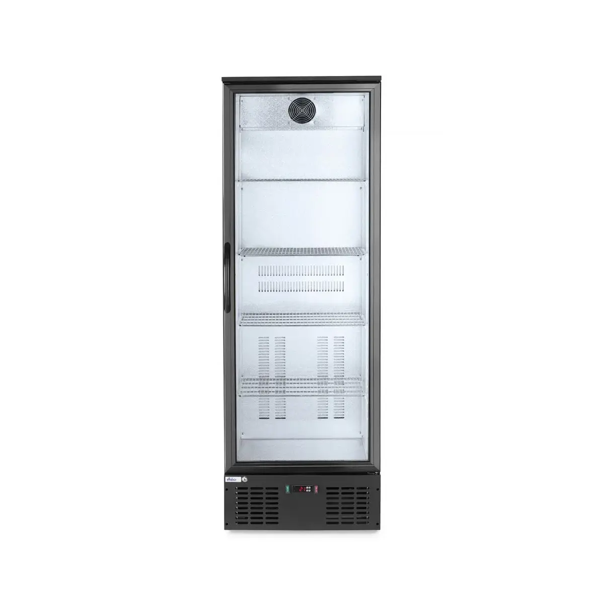 backbar koelkast met enkele deur, arktic, 243l, zwart, 220-240v/195w, 600x530x(h)1820mm - main image