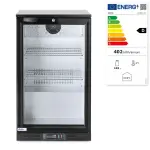 Backbar koelkast met enkele deur, Arktic, 86L, Zwart, 220-240V/120W, 500x530x(H)865mm - Image 4
