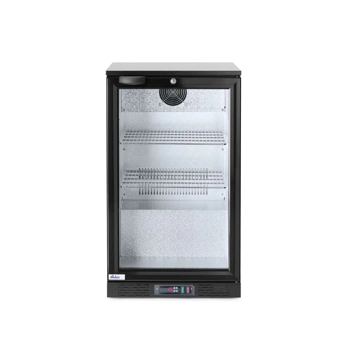 backbar koelkast met enkele deur, arktic, 86l, zwart, 220-240v/120w, 500x530x(h)865mm - main image