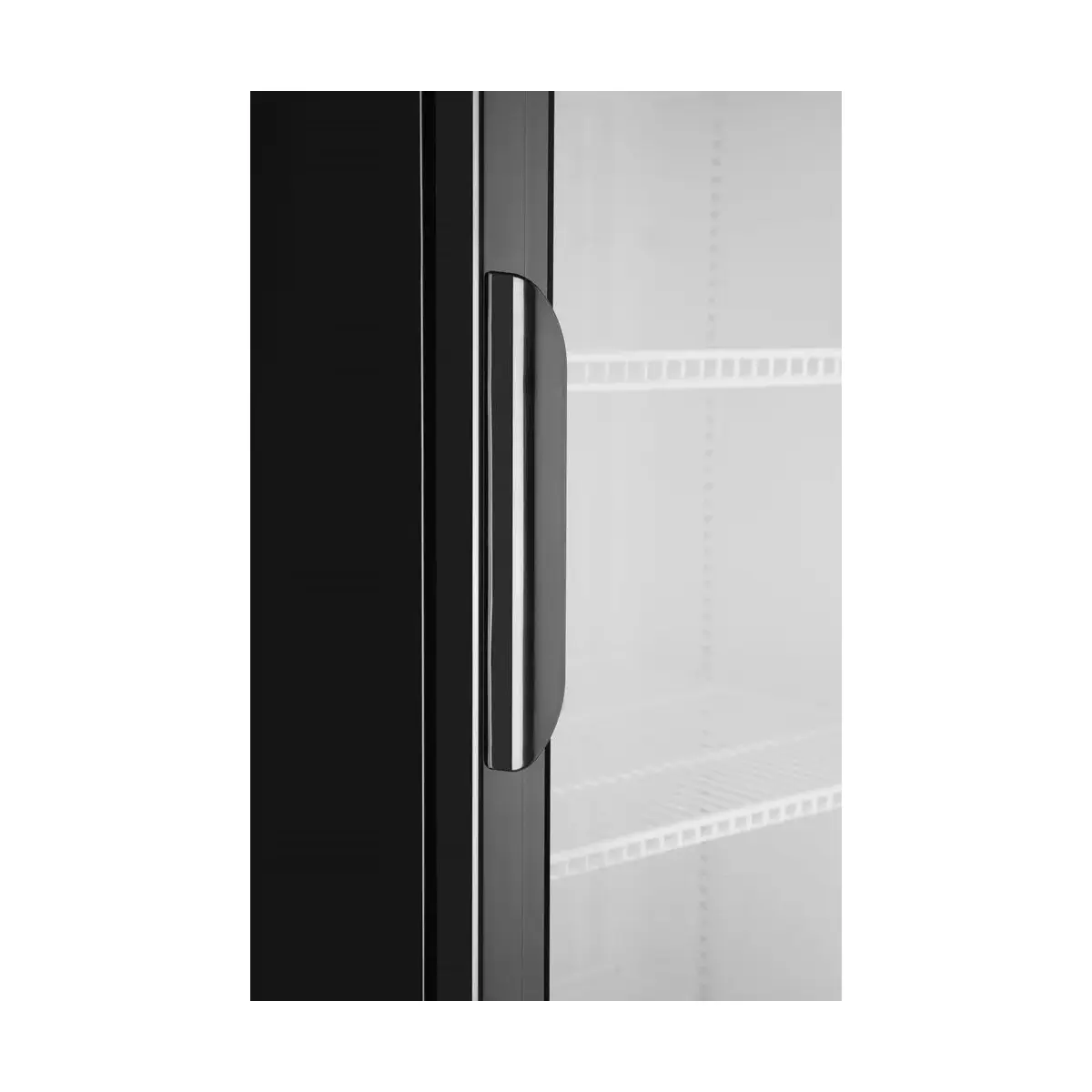 backbar koelkast met lichtbak, enkele deur, arktic, 254l, zwart, 220-240v/250w, 578x605x(h)1980mm - image 3