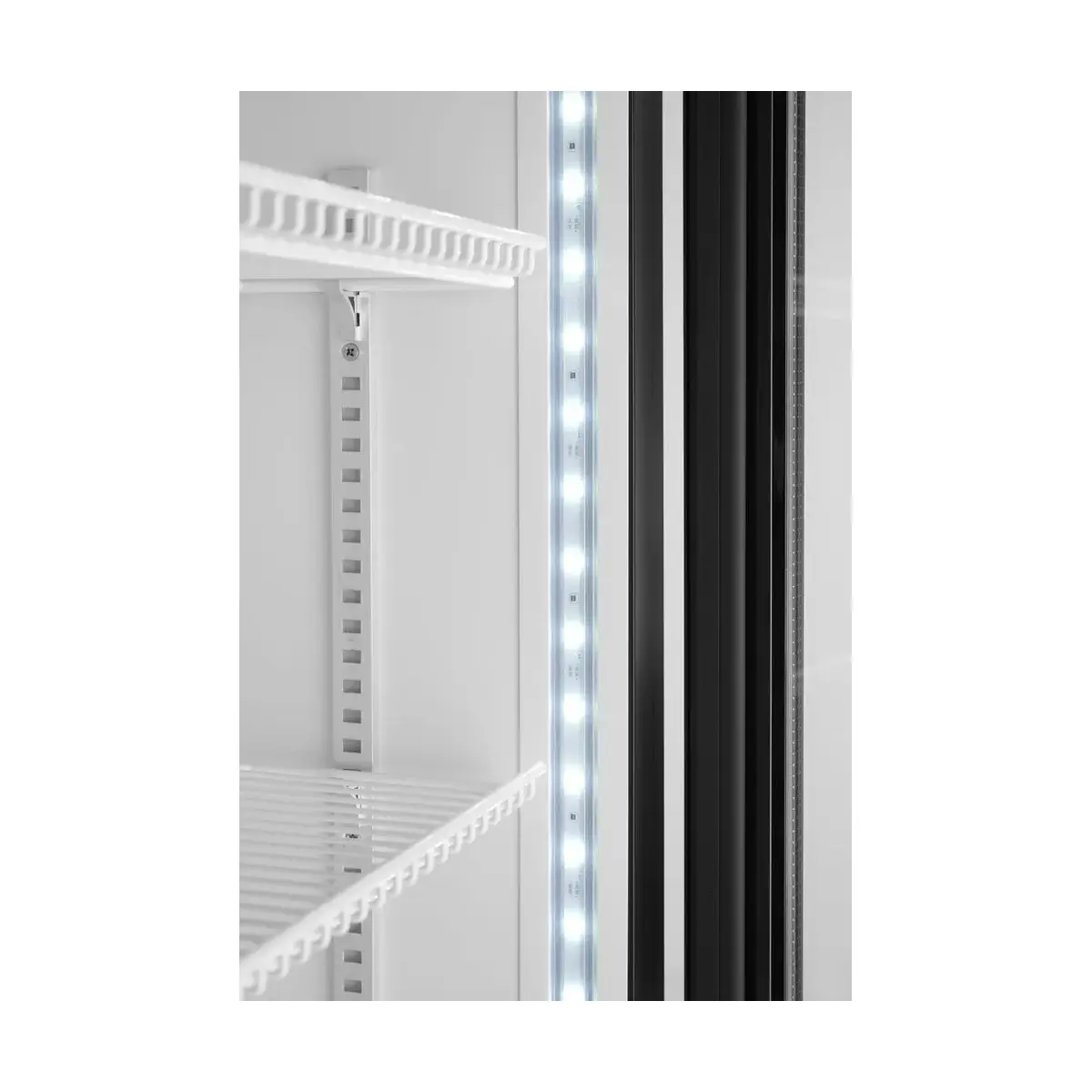backbar koelkast met lichtbak, enkele deur, arktic, 254l, zwart, 220-240v/250w, 578x605x(h)1980mm - image 5