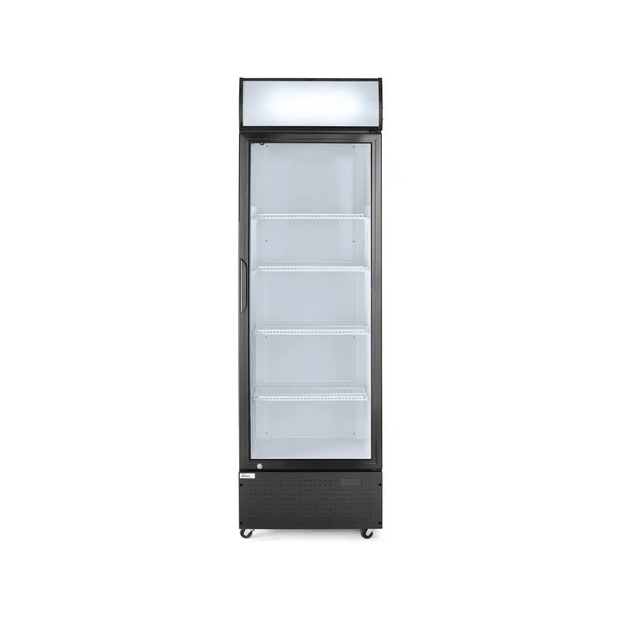 backbar koelkast met lichtbak, enkele deur, arktic, 254l, zwart, 220-240v/250w, 578x605x(h)1980mm - main image