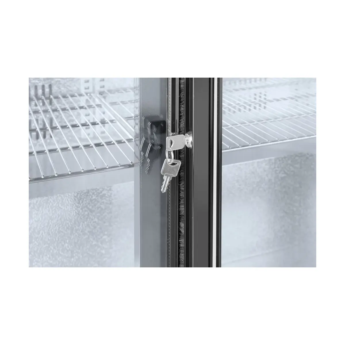 backbar koelkast met schuifdeuren, arktic, 158l, zwart, 220-240v/160w, 900x520x(h)865mm - image 5