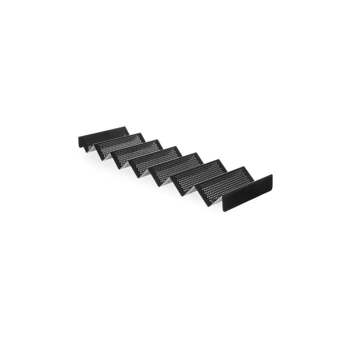 broodrolhouder - geperforeerd, hendi, zwart, 580x170x(h)40mm - main image