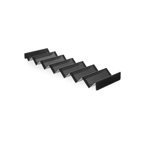 Broodrolhouder - Geperforeerd, HENDI, Zwart, 580x170x(H)40mm - Main Image