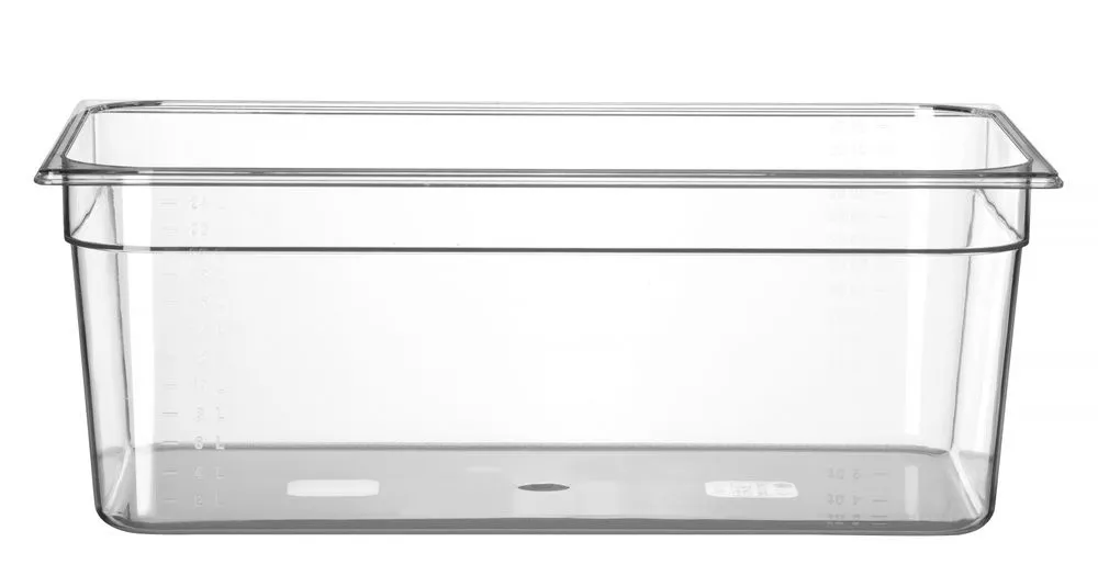 Container GN 1/1 polycarbonaat, HENDI, Profi Line, GN 1/1, 24L, Transparant, 530x325x(H)200mm - Main Image container gn 1/1 polycarbonaat, hendi, profi line, gn 1/1, 24l, transparant, 530x325x(h)200mm - main image