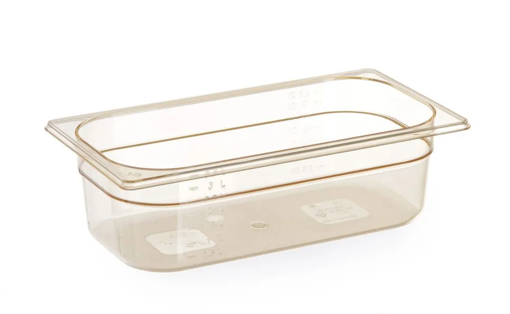 Container GN 1/4 hoge temperatuur bestendigheid, HENDI, GN 1/4, 1,7L, Transparant, 265x162x(H)65mm - Main Image container gn 1/4 hoge temperatuur bestendigheid, hendi, gn 1/4, 1,7l, transparant, 265x162x(h)65mm - main image