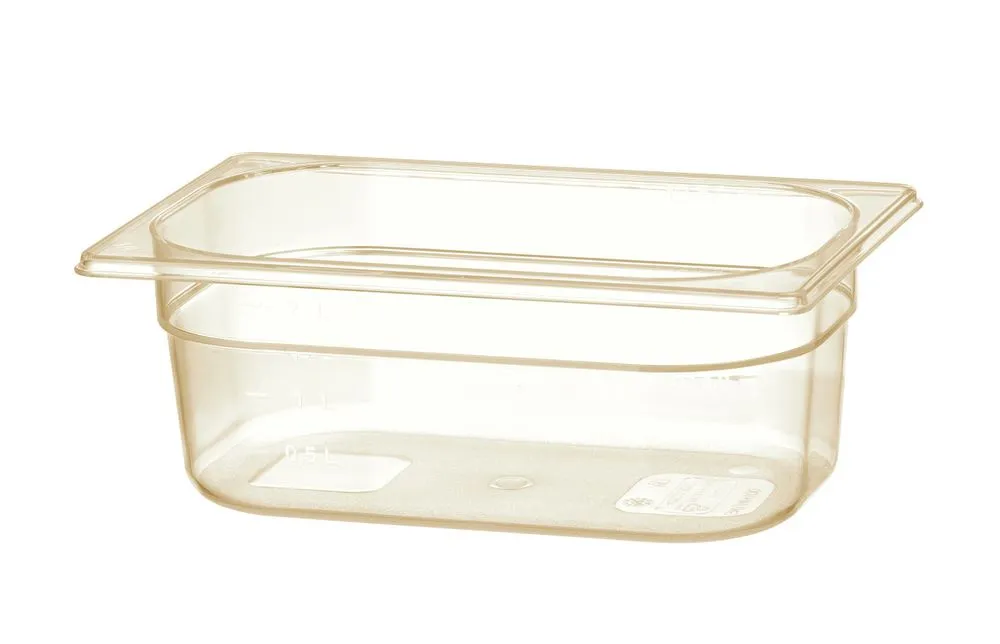 Container GN 1/4 hoge temperatuur bestendigheid, HENDI, GN 1/4, 2,6L, Transparant, 265x162x(H)100mm - Main Image container gn 1/4 hoge temperatuur bestendigheid, hendi, gn 1/4, 2,6l, transparant, 265x162x(h)100mm - main image