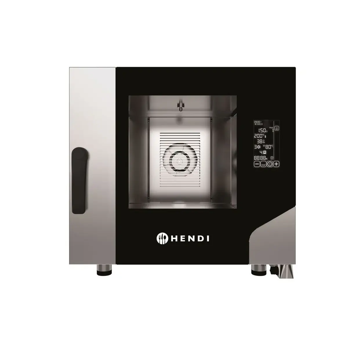 convectiestoomoven contact 5x gn1/1, hendi, 400v/7800w, 730x849x(h)700mm - image 2