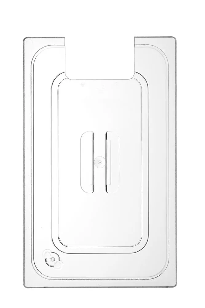 Deksel voor GN containers met uitsparing voor sous vide stick, HENDI, GN 1/1, Transparant, 530x325mm - Main Image deksel voor gn containers met uitsparing voor sous vide stick, hendi, gn 1/1, transparant, 530x325mm - main image