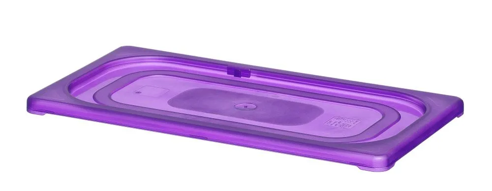 Deksel voor GN containers paars, HENDI, GN 1/3, Paars, 325x176mm - Main Image deksel voor gn containers paars, hendi, gn 1/3, paars, 325x176mm - main image