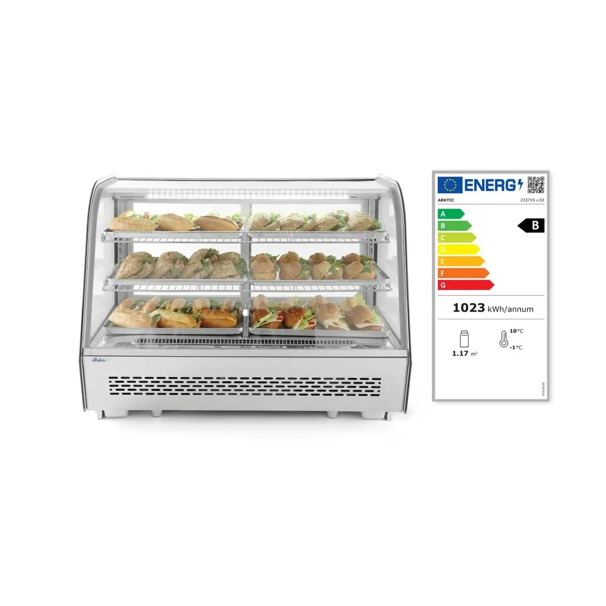 gebakvitrines, arktic, 160l, 230v/160w, 885x570x(h)680mm - image 5