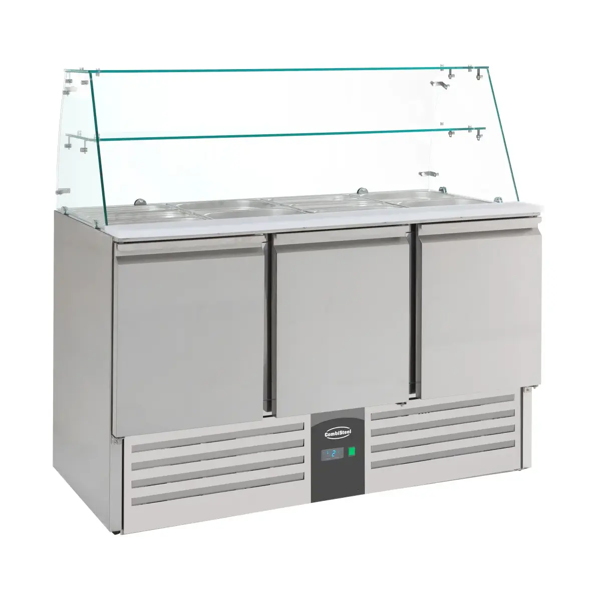 gekoelde saladette glasopstand 3 drs - main image