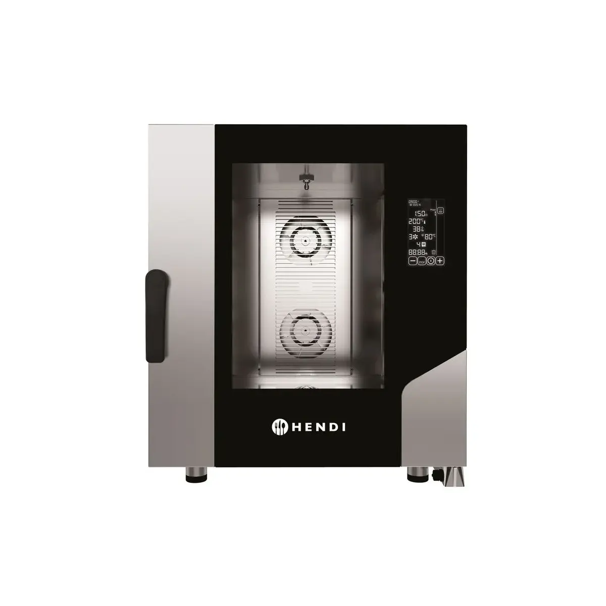 hetelucht stoomoven contact 7x gn 1/1, hendi, 400v/10400w, 730x849x(h)850mm - main image