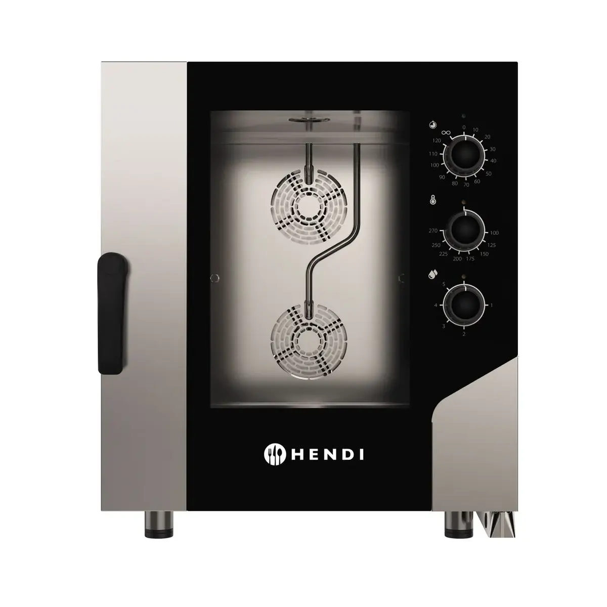 hetelucht stoomoven control 7x gn1/1, hendi, 400v/10400w, 730x855x(h)850mm - image 2