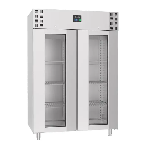 KOELKAST RVS GLASDEUR MONO BLOCK 1400 LTR - Main Image