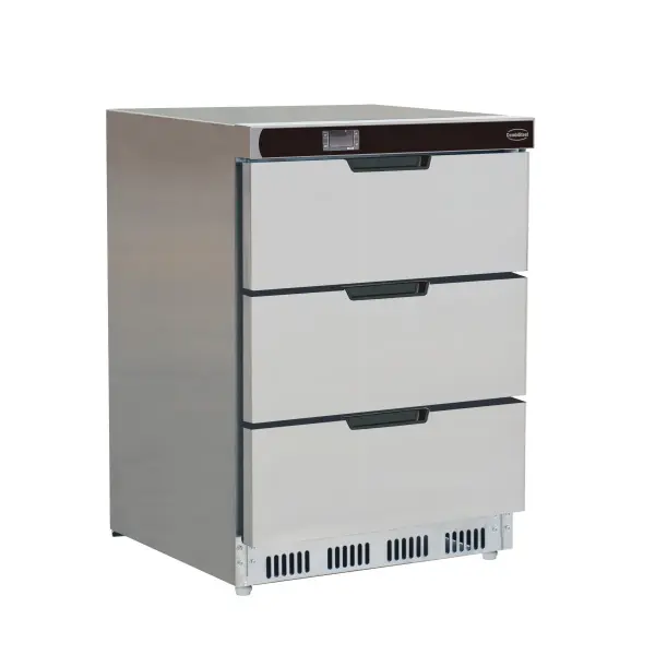 KOELKAST TAFELMODEL RVS 3 LADEN - Main Image