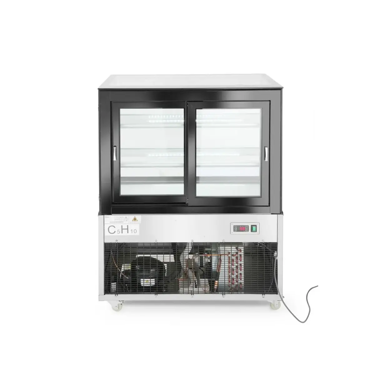 koelvitrine met 2 schappen, arktic, 300l, 230v/480w, 994x677x(h)1230mm - image 3