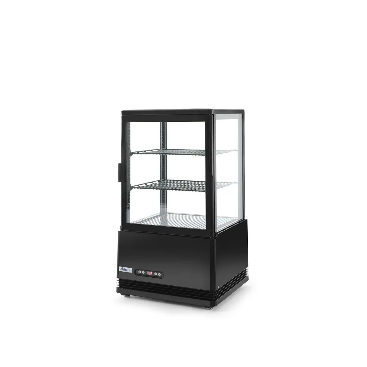 koelvitrinekast 58l, arktic, zwart, 230v/170w, 452x406x(h)830mm - image 2