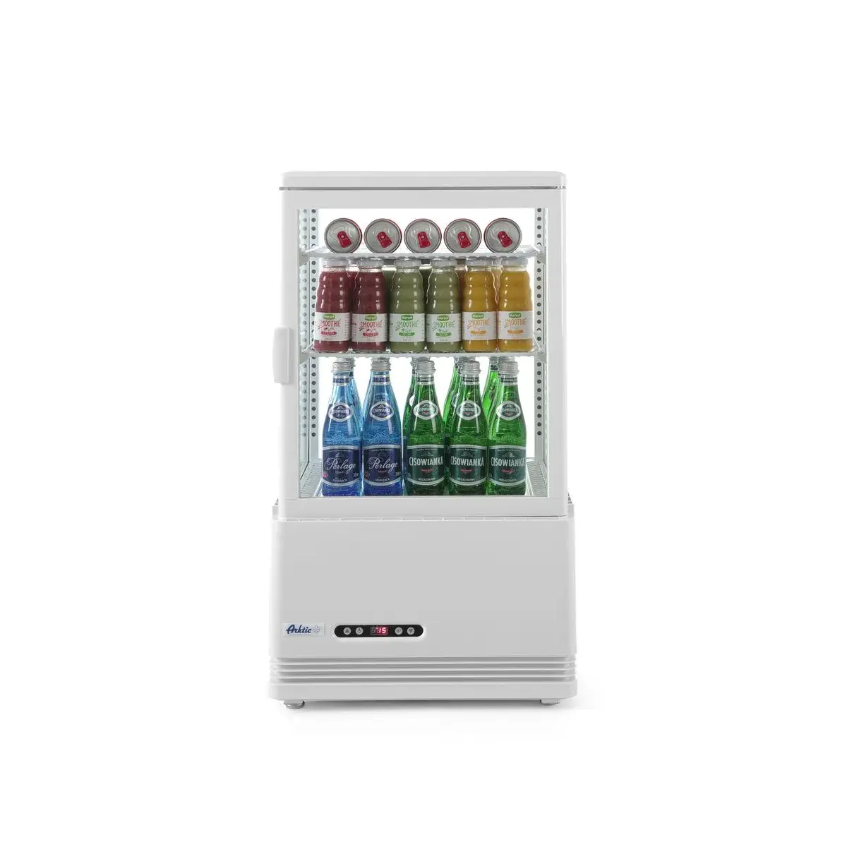 koelvitrinekast 58l, arktic, zwart, 230v/170w, 452x406x(h)830mm - image 5