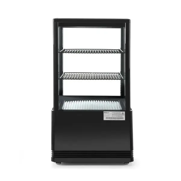 Koelvitrinekast 58L, Arktic, zwart, 230V/170W, 452x406x(H)830mm - Main Image