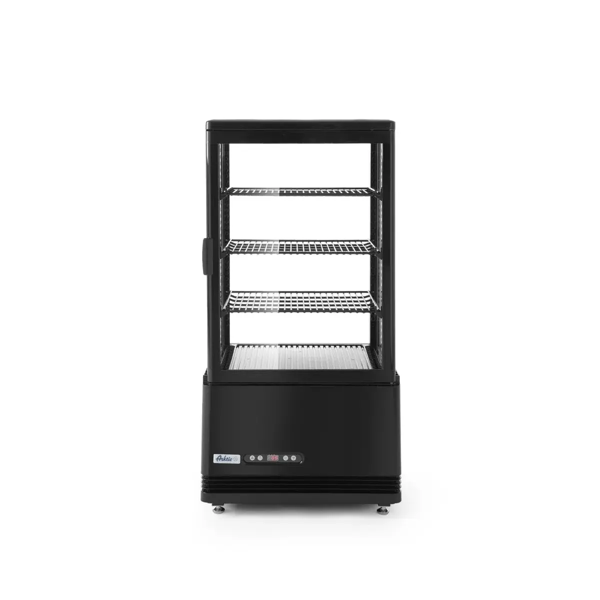 koelvitrinekast 68l, arktic, zwart, 230v/170w, 444x397x(h)875mm - main image