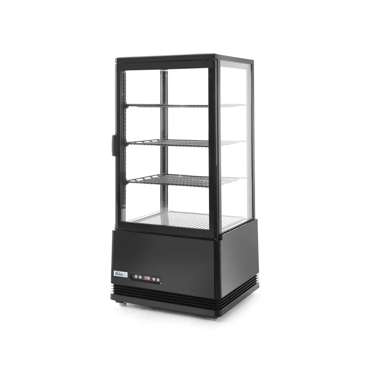 koelvitrinekast 78l, arktic, zwart, 230v/170w, 444x397x(h)940mm - image 2