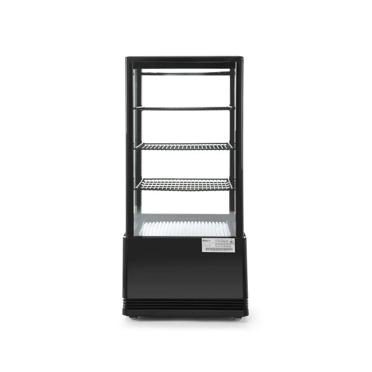 koelvitrinekast 78l, arktic, zwart, 230v/170w, 444x397x(h)940mm - main image