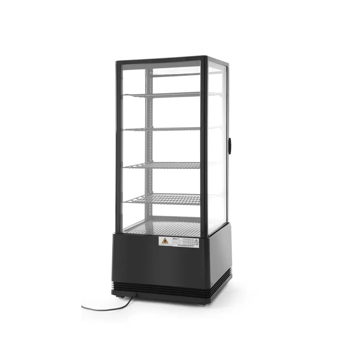 koelvitrinekast 98l, arktic, zwart, 230v/210w, 444x397x(h)1100mm - image 4