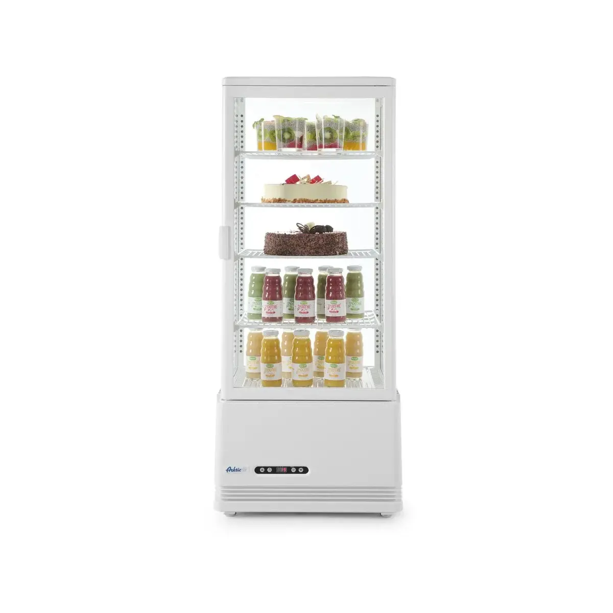 koelvitrinekast 98l, arktic, zwart, 230v/210w, 444x397x(h)1100mm - image 5