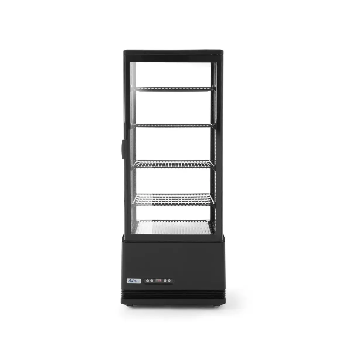koelvitrinekast 98l, arktic, zwart, 230v/210w, 444x397x(h)1100mm - main image