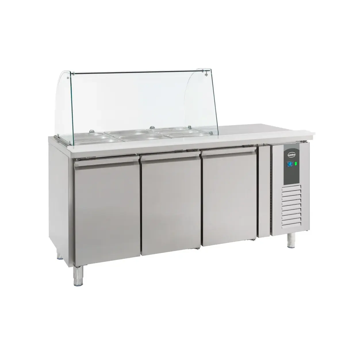 koelwerkbank glasopstand 3 drs - main image