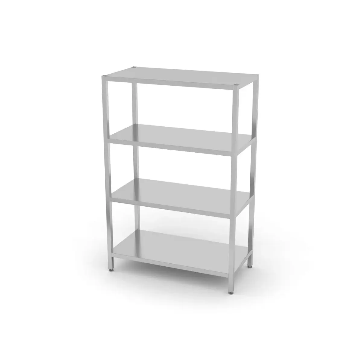 opbergrek met 4 volledige planken – geschroefd, hendi, kitchen line, 1000x600x(h)1800mm - image 2