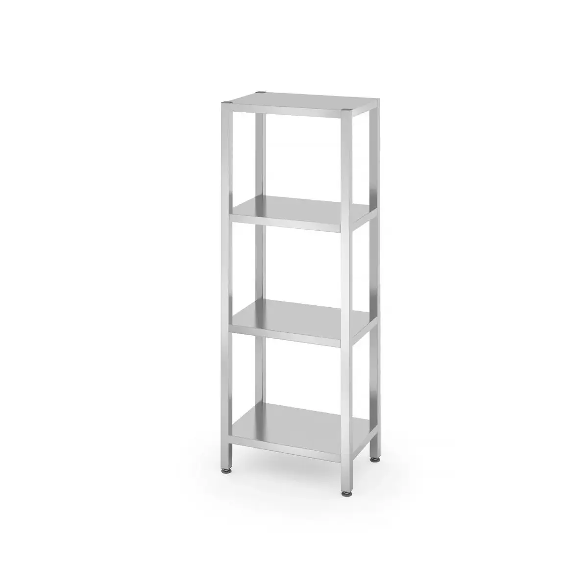 opbergrek met 4 volledige planken – geschroefd, hendi, kitchen line, 1000x600x(h)1800mm - image 3