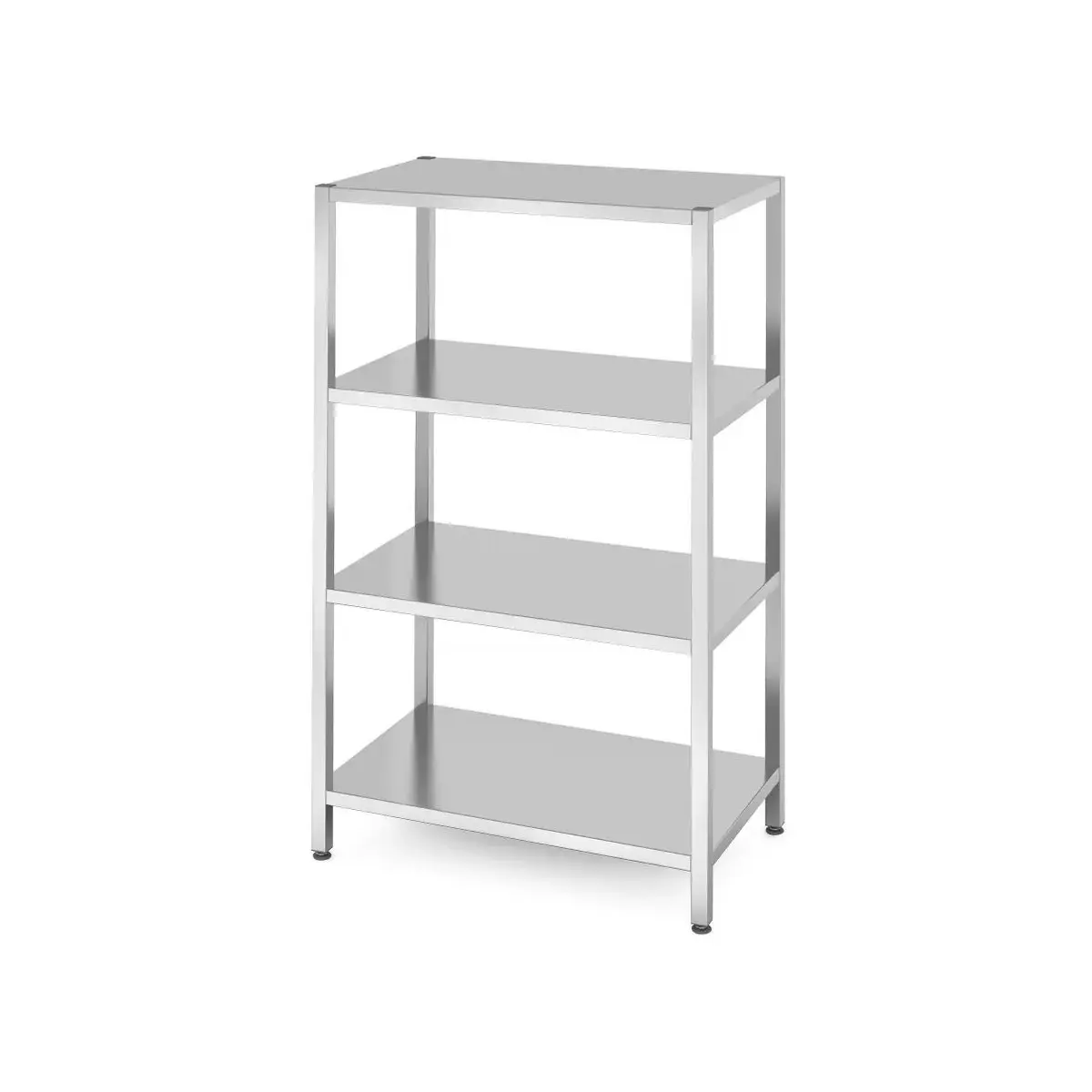 opbergrek met 4 volledige planken – geschroefd, hendi, kitchen line, 1000x600x(h)1800mm - main image