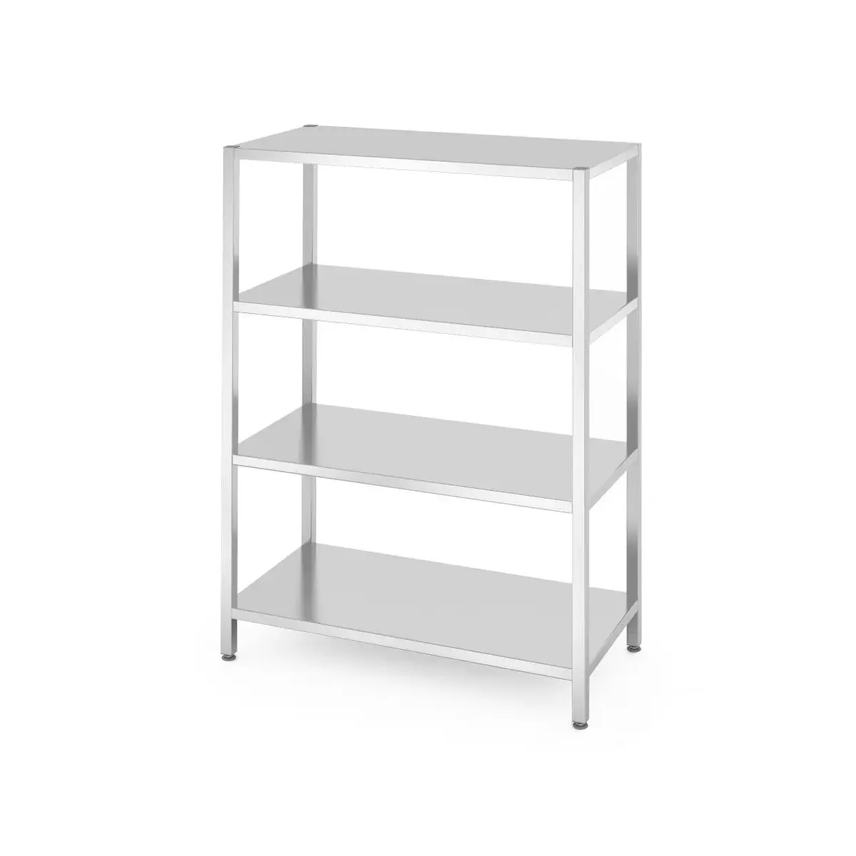 opbergrek met 4 volledige planken – geschroefd, hendi, kitchen line, 1200x600x(h)1800mm - main image