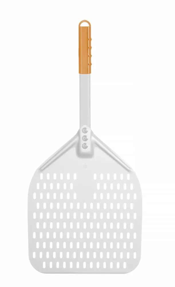Pizzaschep vierkant geperforeerd met korte handgreep, HENDI, 300x660mm - Main Image pizzaschep vierkant geperforeerd met korte handgreep, hendi, 300x660mm - main image