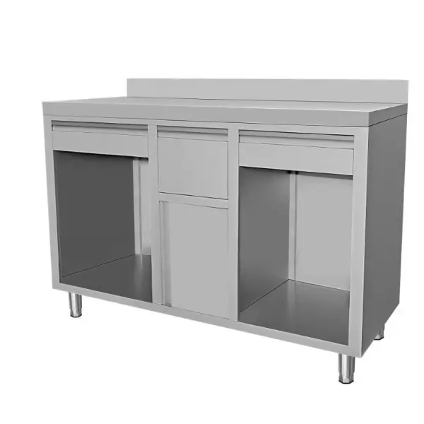 RVS KOFFIE WERKTAFEL 1500X600X1150 - Main Image