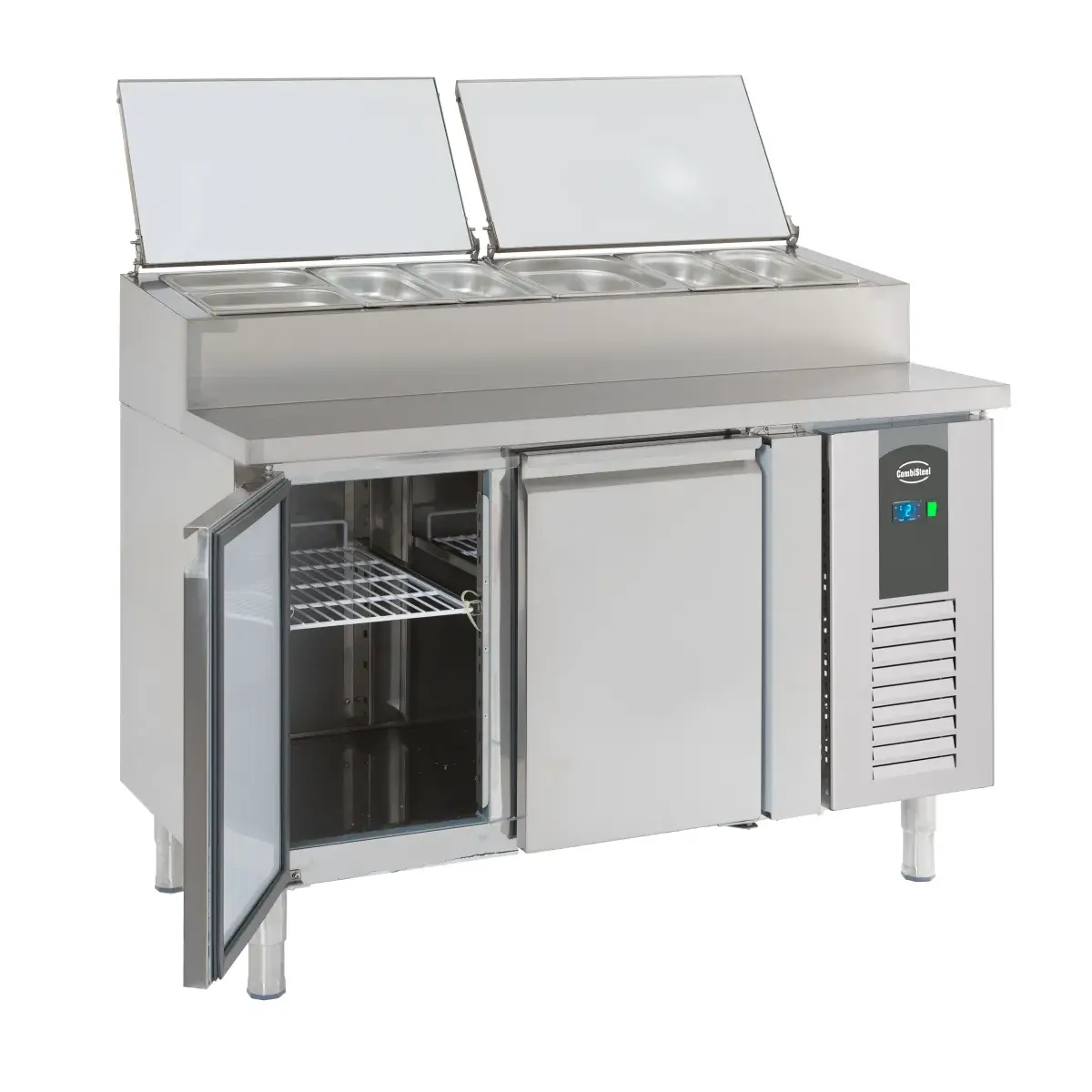 saladette 2 deuren 6x1/3gn pan - image 3