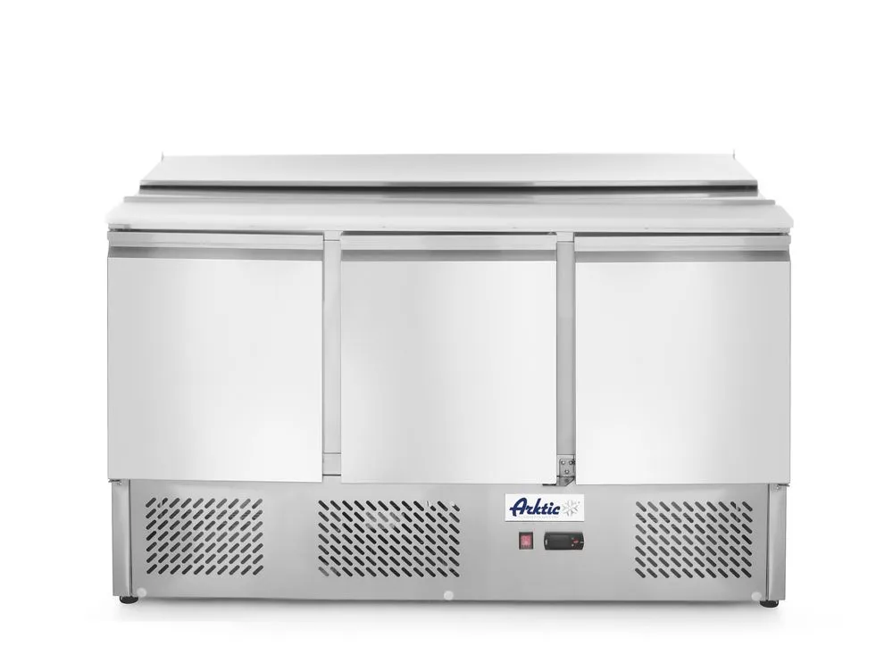 Saladette met 3 deuren 380L, Arktic, 230V/310W, 1390x702x(H)888mm - Main Image saladette met 3 deuren 380l, arktic, 230v/310w, 1390x702x(h)888mm - main image