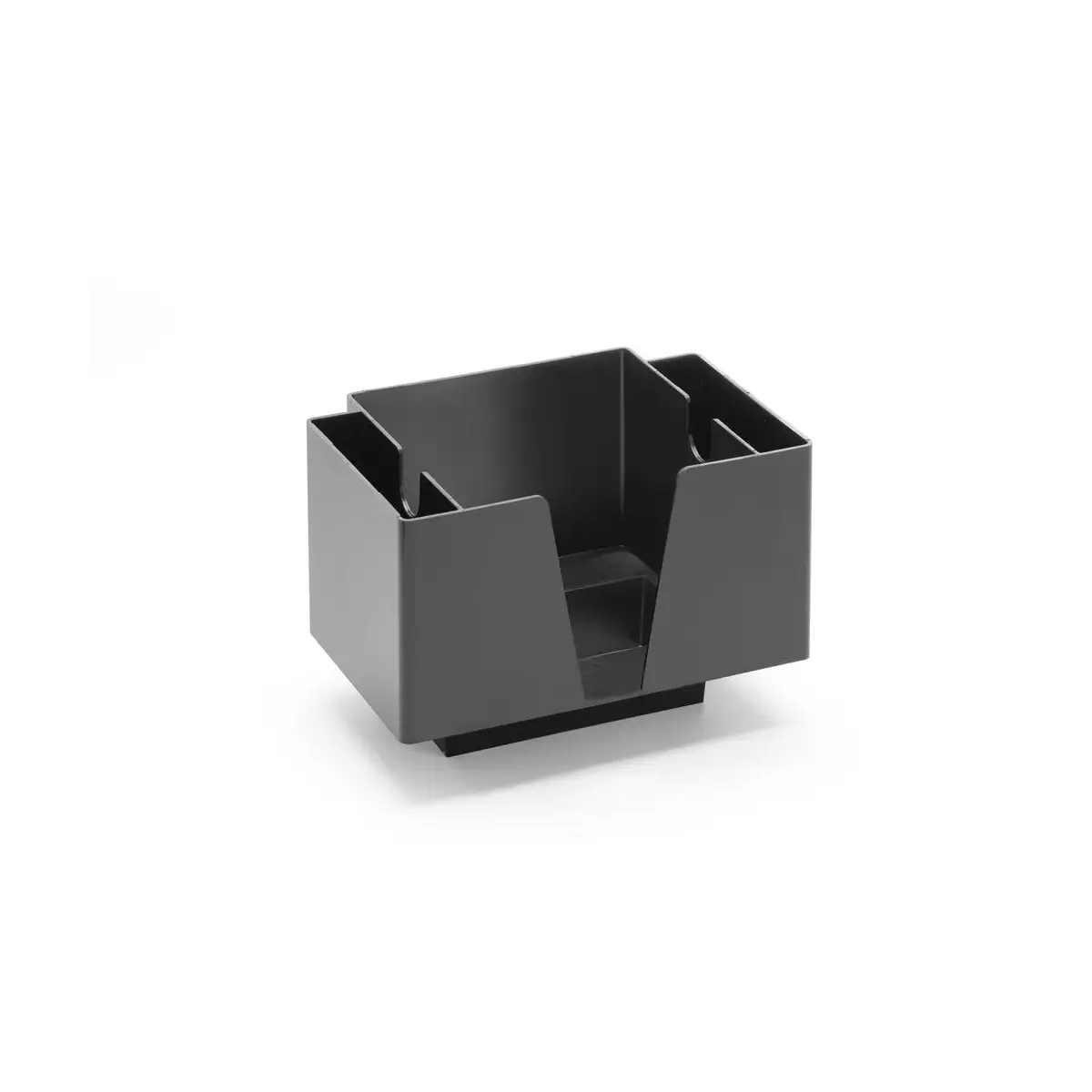 servethouder met 3 vakken, barup, zwart, 193x143x(h)136mm - main image
