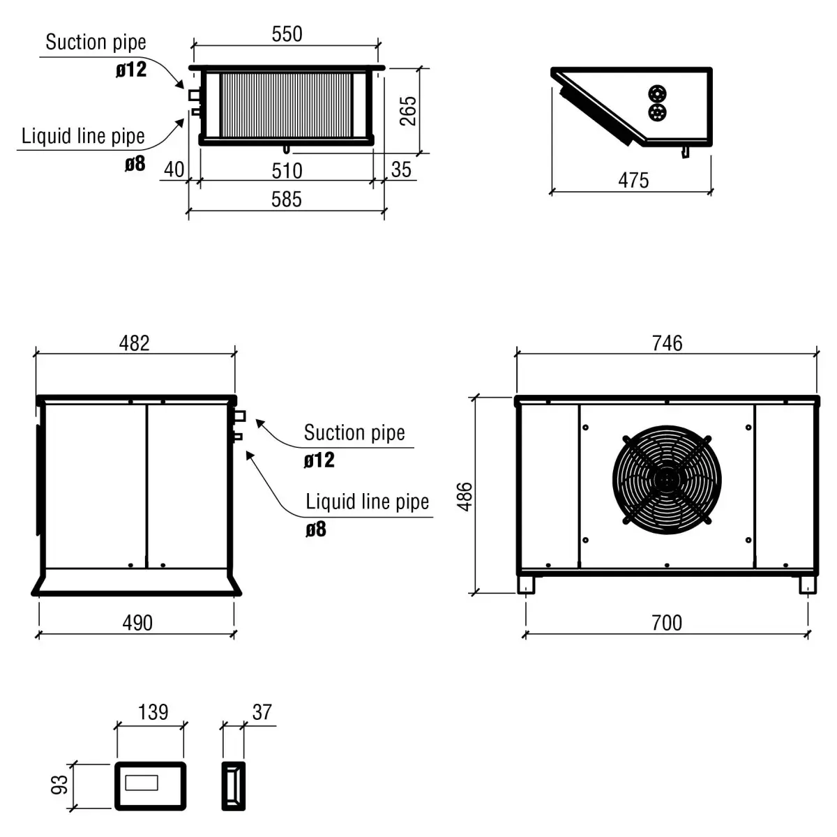 split unit vries 1.92-5.21 m3 - image 2