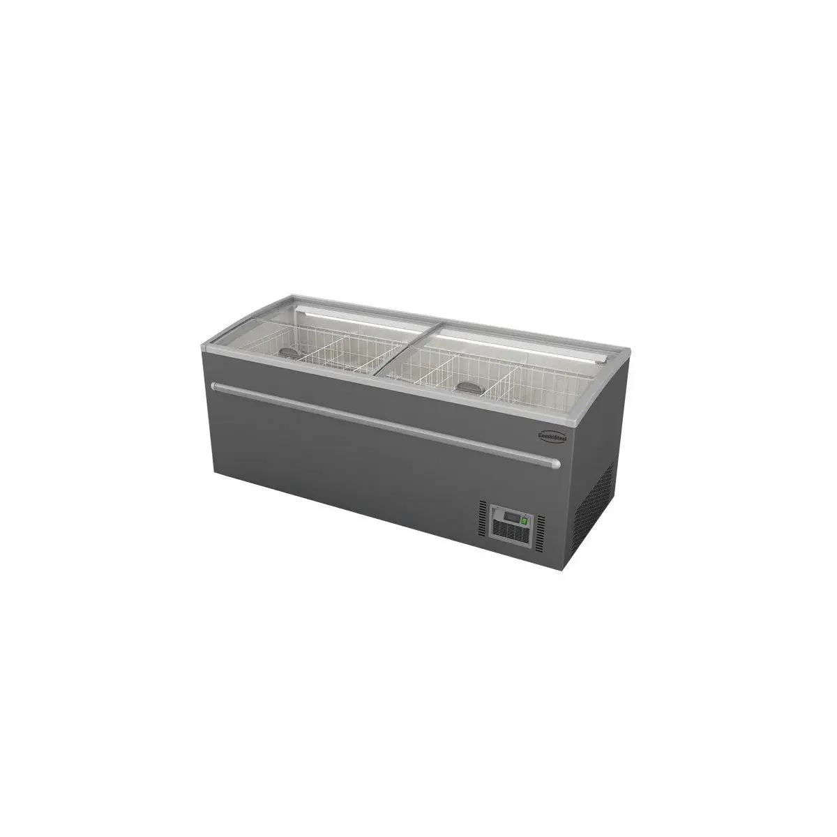 supermarkt vrieskist grijs 2100 automatische ontdooiing - main image