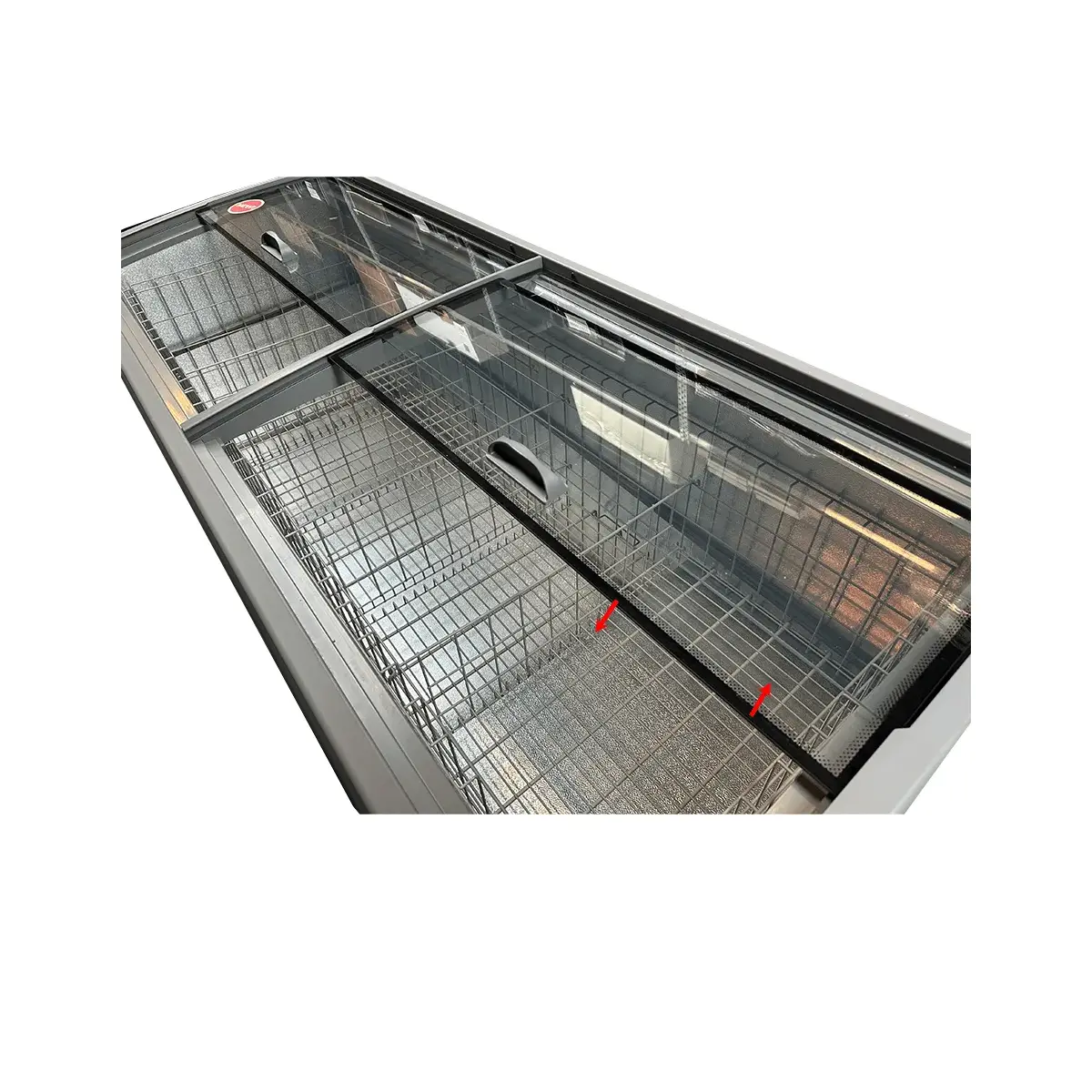 supermarkt vrieskist grijs kop element automatische ontdooiing - image 4